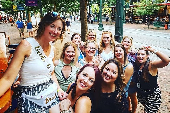 1.5 Hour Private Party Bike Ride in Downtown Memphis - A Party Bike Built for Your Own Group