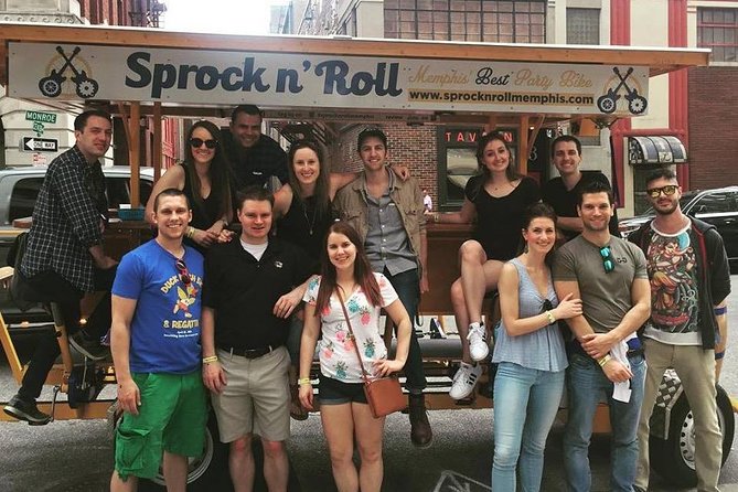 1.5 Hour Private Party Bike Ride in Downtown Memphis - Music, Drinks, and the Social Side