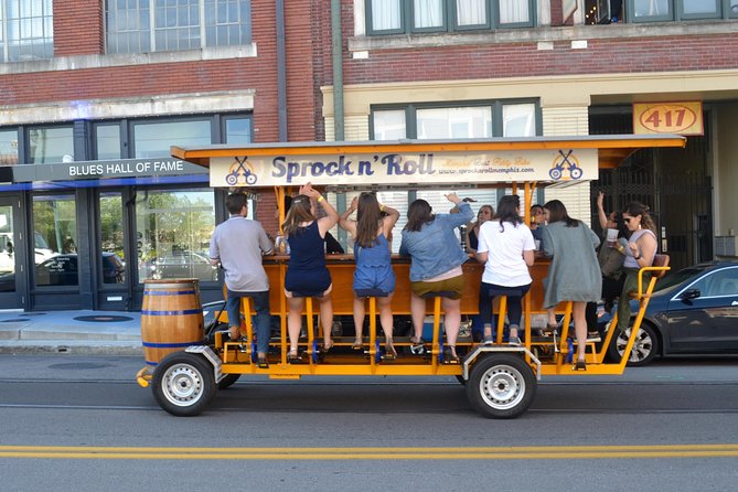 1.5-Hour Public Party Bike Ride in Downtown Memphis - What the $40 price buys you