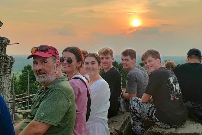 1-Day Angkor Wat Cycling Tour: Scenic Bike Adventure in Siem Reap - Bayon and the famous stone faces