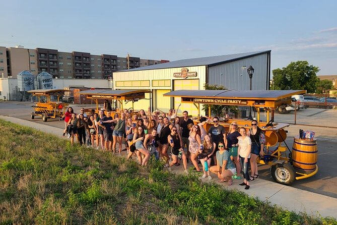 2-Hour BYOB Cowtown Cycle Party for 6-15 Happy Adults in FW - A short stop at Acre Distilling