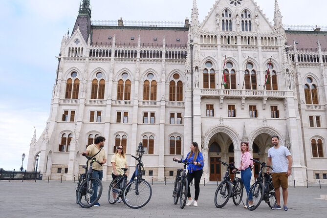 3-Hour Budapest E-Bike Adventure! - Parliament from the Buda riverfront