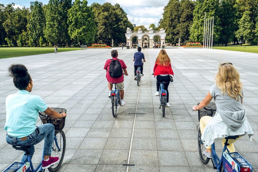 3-Hour Guided Cycling Tour of Warsaw - From the Warsaw Uprising Monument to Old Town