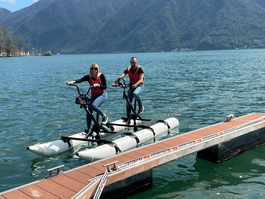 A Water Bike Adventure on Lake Lugano - Who will enjoy this most