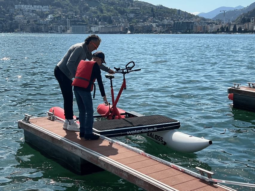 A Water Bike Adventure on Lake Lugano - What the small group changes
