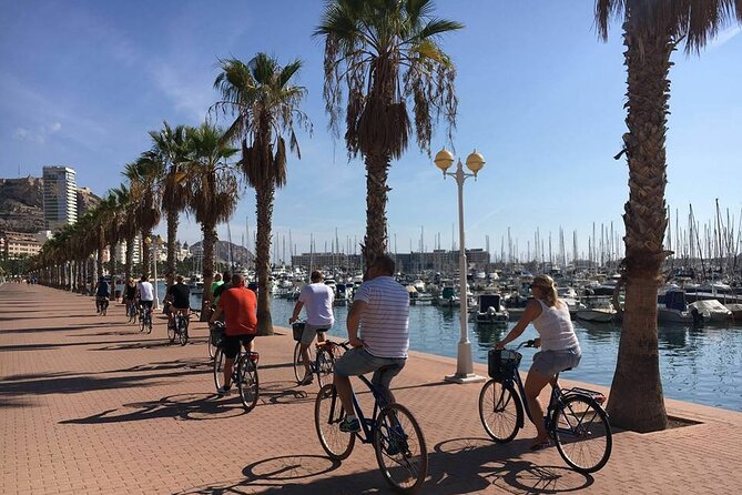 Alicante Private Bike Tour (min 2p) MEDIUM CYCLE LEVEL REQUIRED - Along the port for Alicante’s coastal side