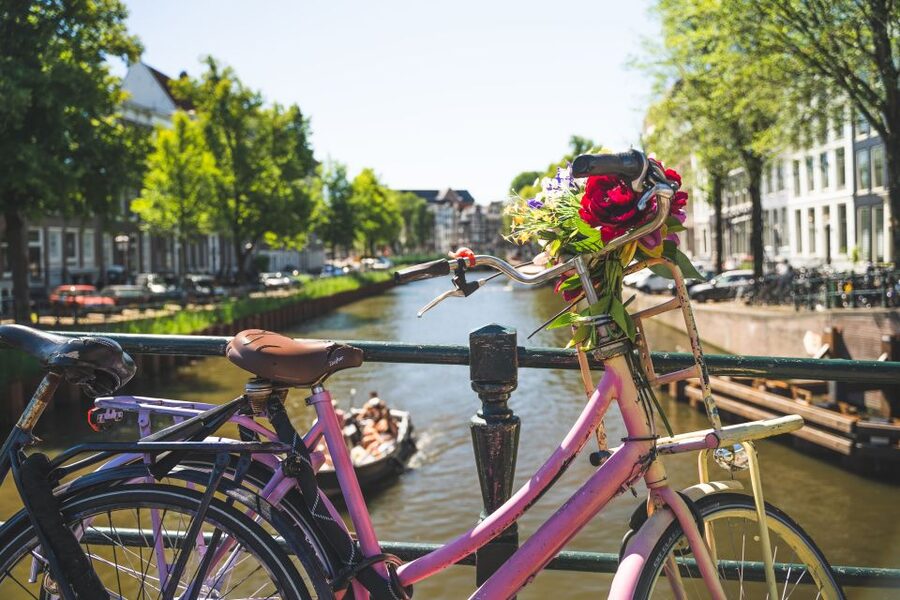 Amsterdam: Countryside Bike Tour - D’Admiraal Windmill and the rural view