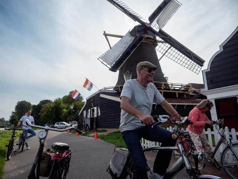 Amsterdam: Leisurely Windmill & Countryside Bike Ride - D’Admiraal windmill, the route’s main landmark