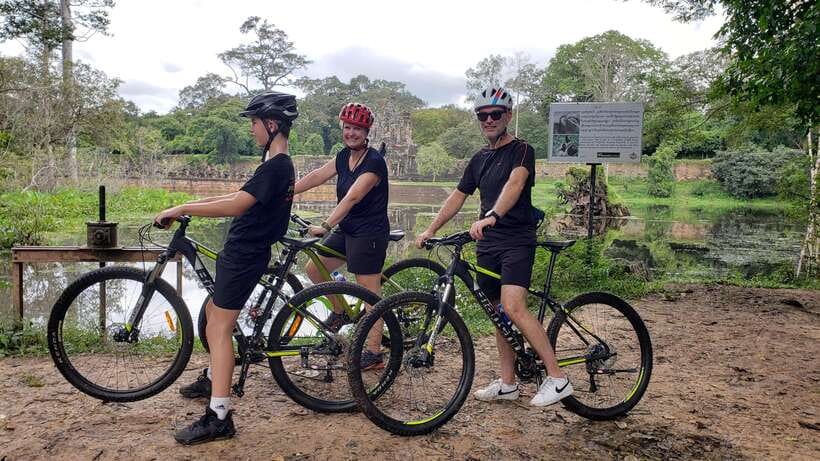Angkor Jungle Biking Adventure Private Cycling Tour - Starting beside the Siem Reap River