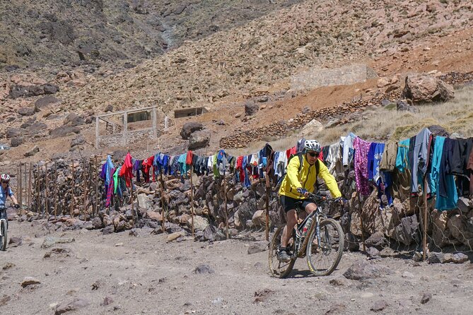 Atlas mountain bike - From Tizian to Imlil on day three