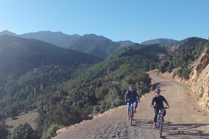 Atlas Mountains Beginners Mountain Biking Tour from Marrakech - The mountain views near Oukaïmeden