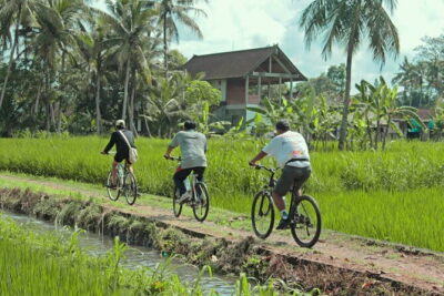 Bali Countryside Eco Cycling Tour include Lunch