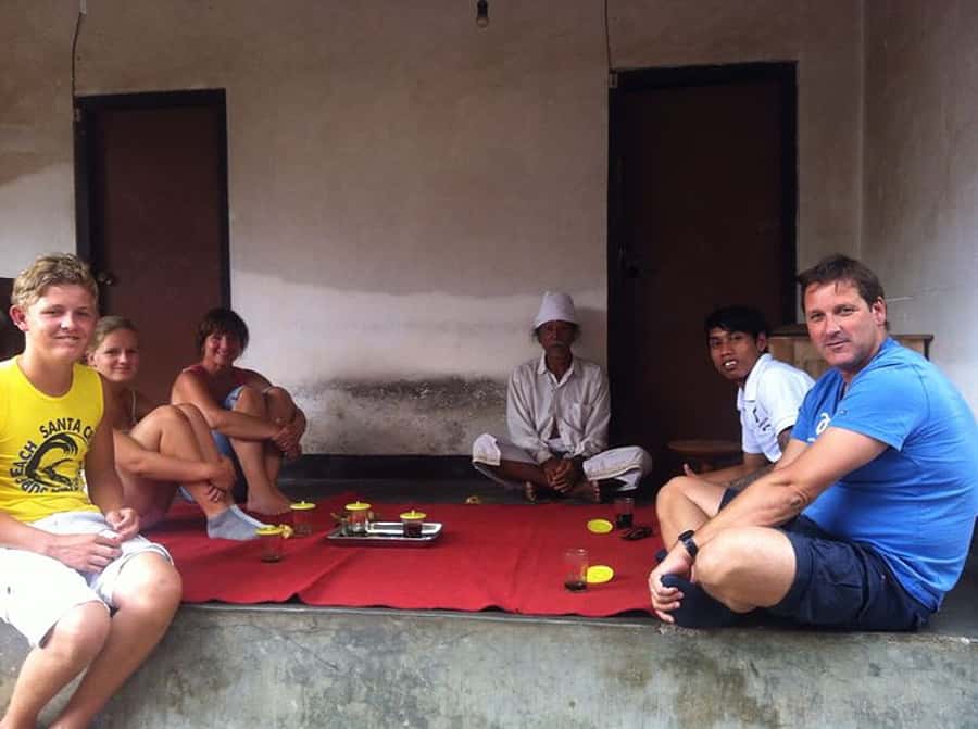 Bali Downhill Cultural Cycling Tour - Rice fields and the story behind Balinese farming