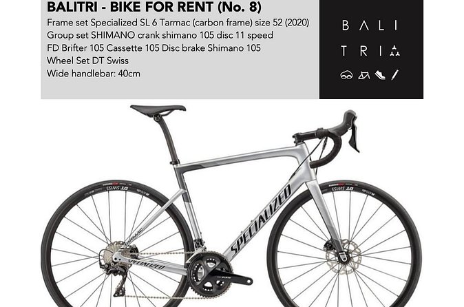 Bali road bike hire / rent - Riding around Bali requires sensible planning