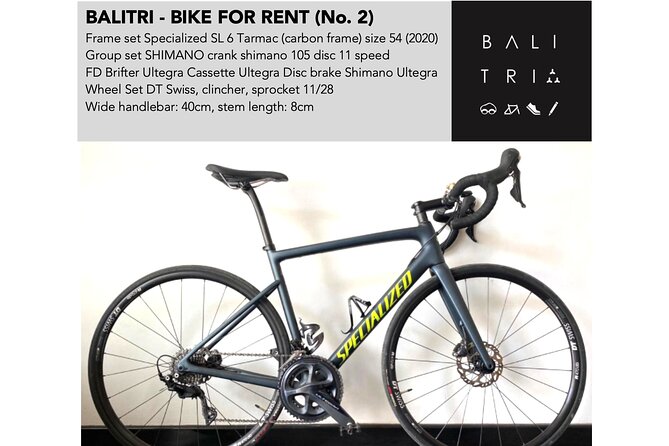 Bali road bike hire / rent - Hotel delivery makes short rentals practical