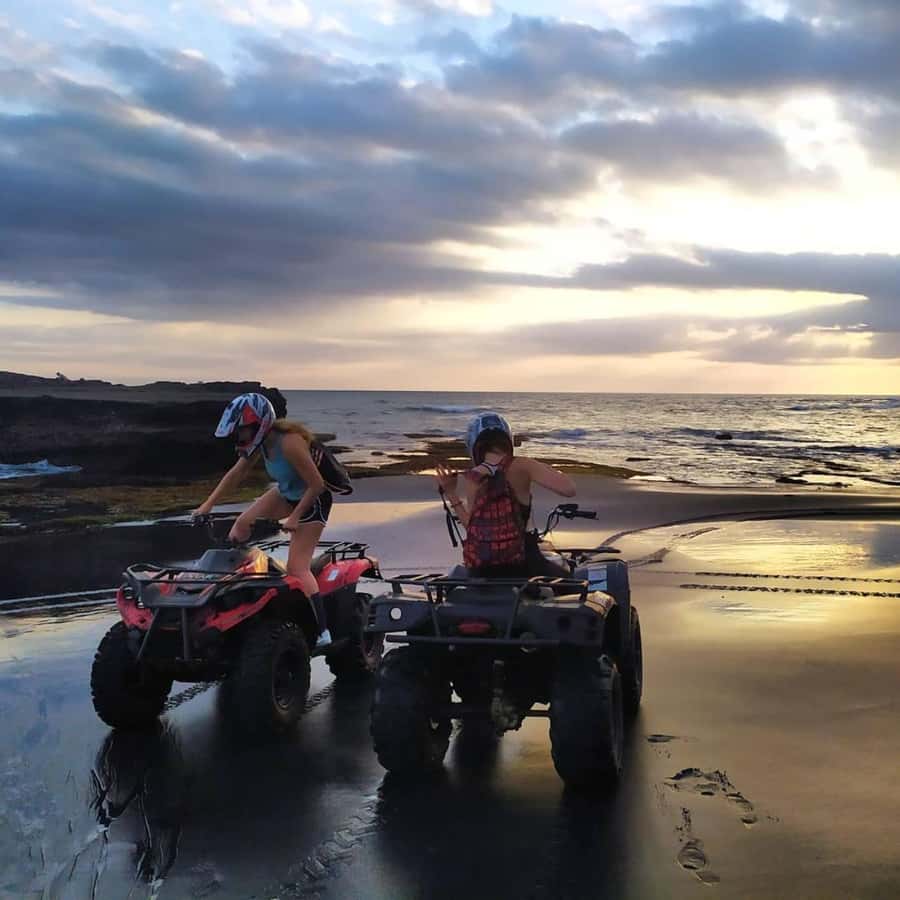 Bali: Sunset ATV and Dirt bike Adventure on the Beach - From the village briefing to the first muddy track