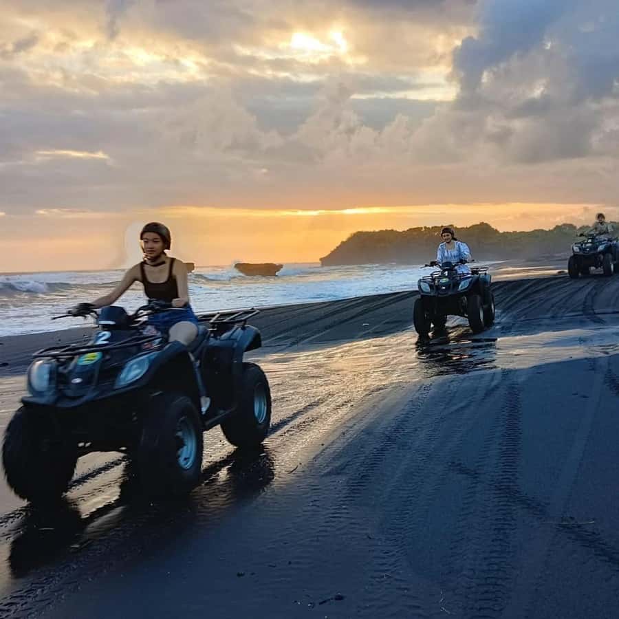 Bali: Sunset ATV and Dirt bike Adventure on the Beach - Why an afternoon start may be the better choice