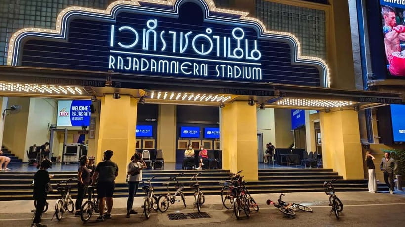 Bangkok: Night Cycling Adventures - Grand Palace walls and Phra Kan Fortress