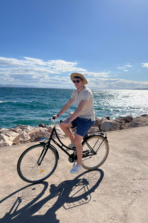 Beachside Cycling Adventure: Athens Tour with Swimming Stop - The Averof battleship and a short viewpoint stop