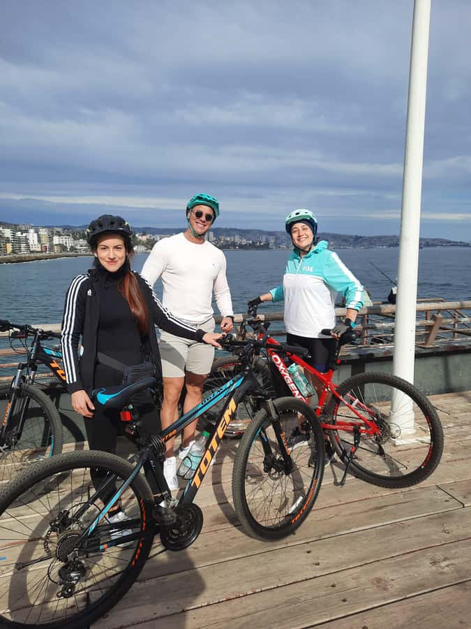 Bike ride along the coast of Viña del Mar or Valparaíso, you choose! - The coastal scenery and the city views