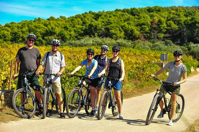 Bike & Wine Korčula Adventure - Half Day Guided Bike Tour - Riding Through Lumbarda’s Grk Vineyards