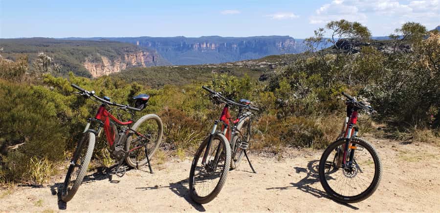 Blue Mountains: Mountain e-Bike Ride, Narrowneck Plateau - When weather changes the plan
