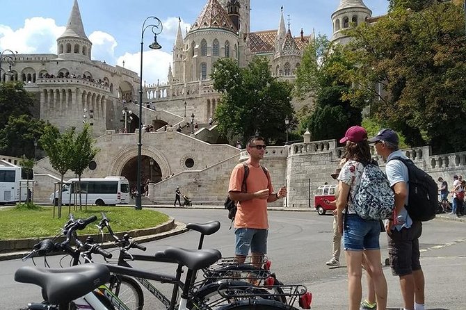 Budapest Bike Ride - Liberty Bridge begins the river crossing