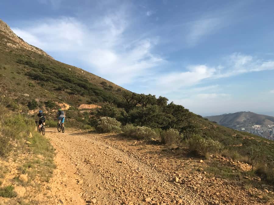Cape Town: Mountain Biking Trip along Table Mountain - The Table Mountain contour and Kloof Neck