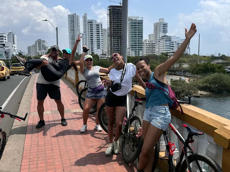 CARTAGENA: BIKE RIDE WITH LUNCH AT BOURDAIN'S FAVORITE SPOT - Starting in Manga at Edificio Luna del Mar