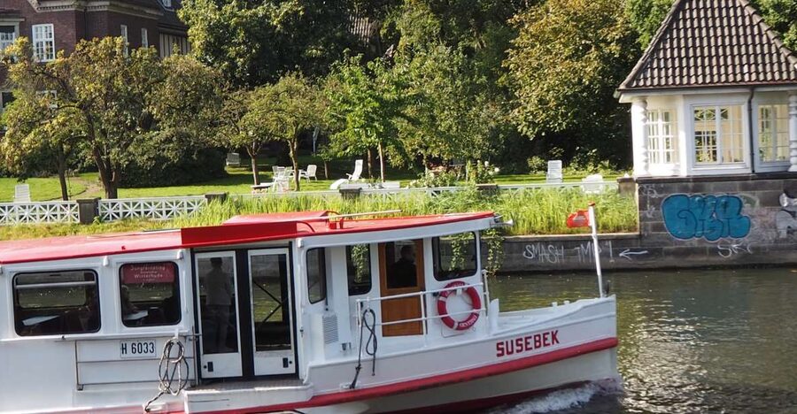 Celebs, Waterfronts and Nature Cycle Tour - The Außenalster brings open water, boats, and skyline views