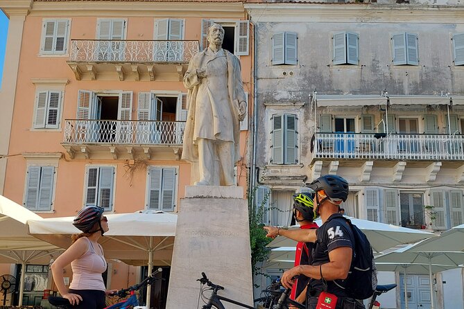 Corfu Old Town Cycle Tour-History,Flavours & Narrow Alleys! - A cool drink and a practical end to the morning