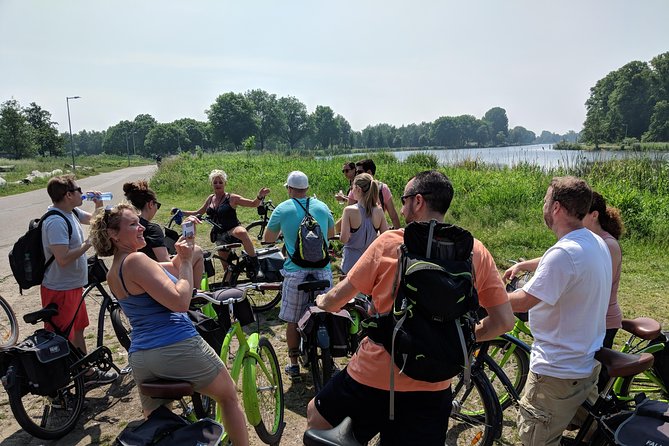 Countryside Bike Tour from Amsterdam: Cheese, Clogs & a Windmill - Crossing the IJ into Amsterdam North