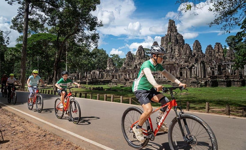 Cycle Angkor Backroad Bike Tour / E-Bike or Tuk Tuk - Forest tracks to Ta Prohm