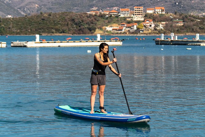 Cycle & SUP: A Complete Circumnavigation of Kotor Bay (new tour) - Paddling toward Prcanj