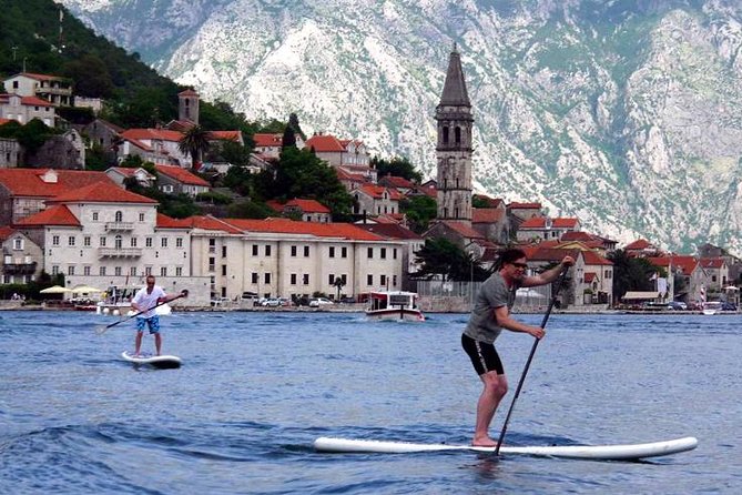 Cycle & SUP: A Complete Circumnavigation of Kotor Bay (new tour) - Riding beside the bay toward Tivat