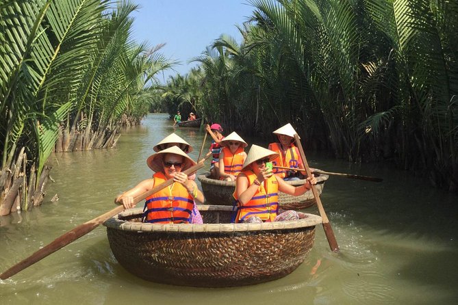 Cycling, Buffalo, Basket Boat ride in Hoi An - From Hoi An’s hotel streets to narrow country roads