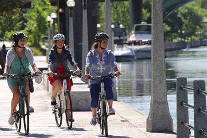 Cycling Ottawa's 200th Anniversary, self-guided - Starting beside the Rideau Canal