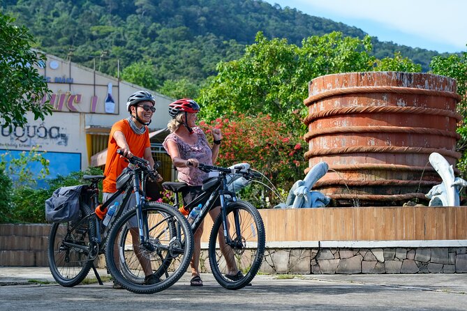 Cycling Through Phu Quoc Rural Village - Burning chicken at the final food stop