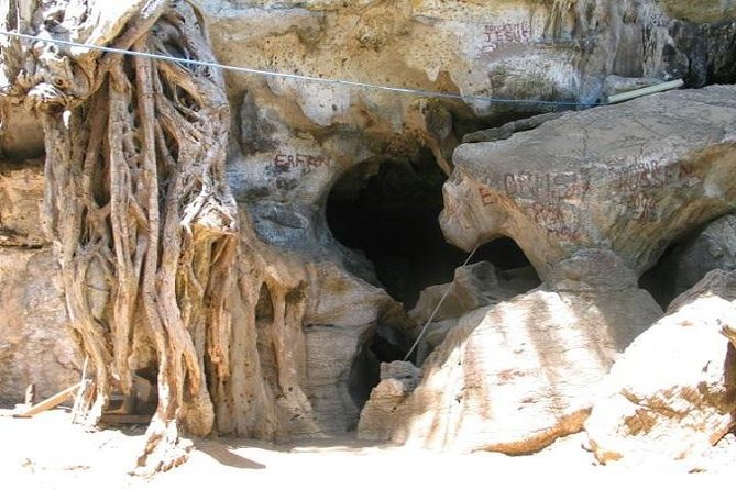 Cycling to Amboni Caves & Sulphur Hot Springs-(Taste of Tanga) - Entering the limestone caves