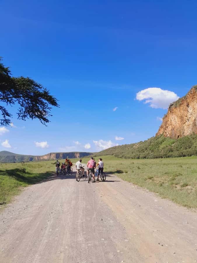 Daily Hell's gate National Park Ebike Cycling - Hiking Ol-Njorowa Gorge to Pride Rock