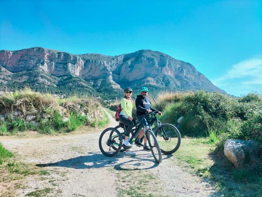 Dénia: Electric Mountain Bike Tour around Montgó - Crossing the lower slopes of Montgó