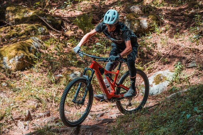 Discovery of a secret mountain pasture by electric mountain bike in Chamonix - From Chamonix toward Mont Blanc views