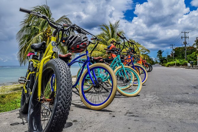 E-Bike Adventure in Cozumel - West Side Ride N' Snorkel - Leaving town on an electric bike