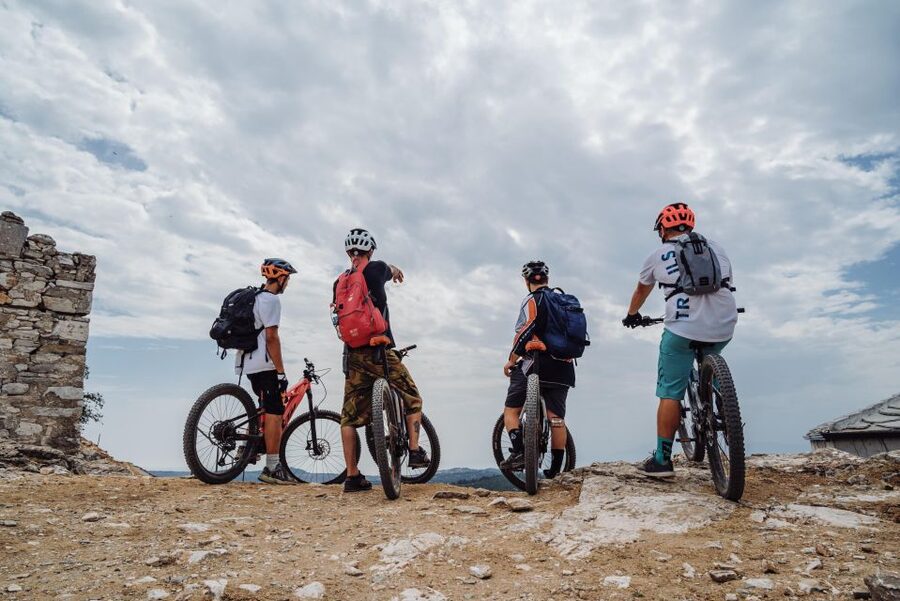 E-Bike Adventure in Thassos Island - The golden coast return to the starting point