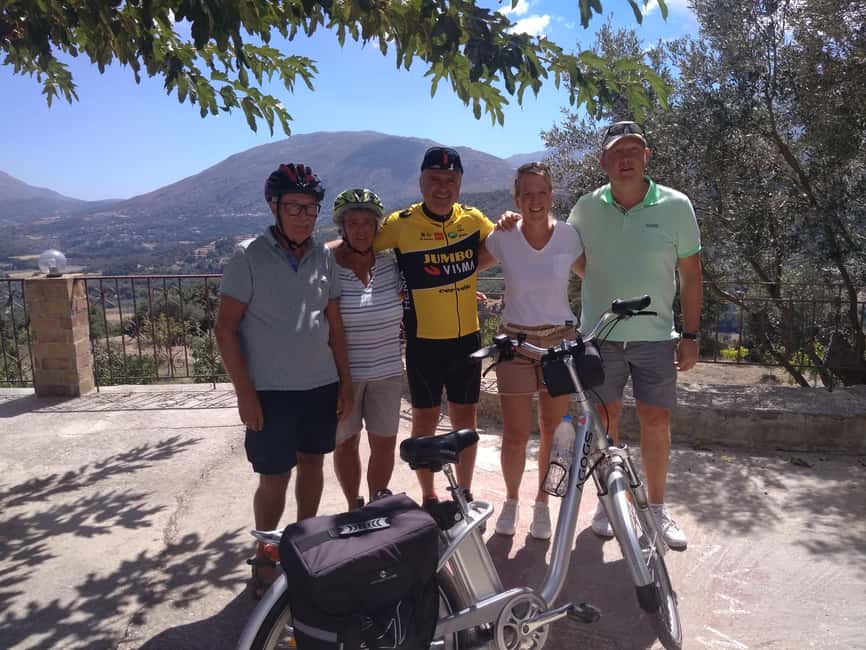 e-Bike Cycling Tour to Arkadi Monastery Full Lunch included - From Rethymno’s coast to the first climb