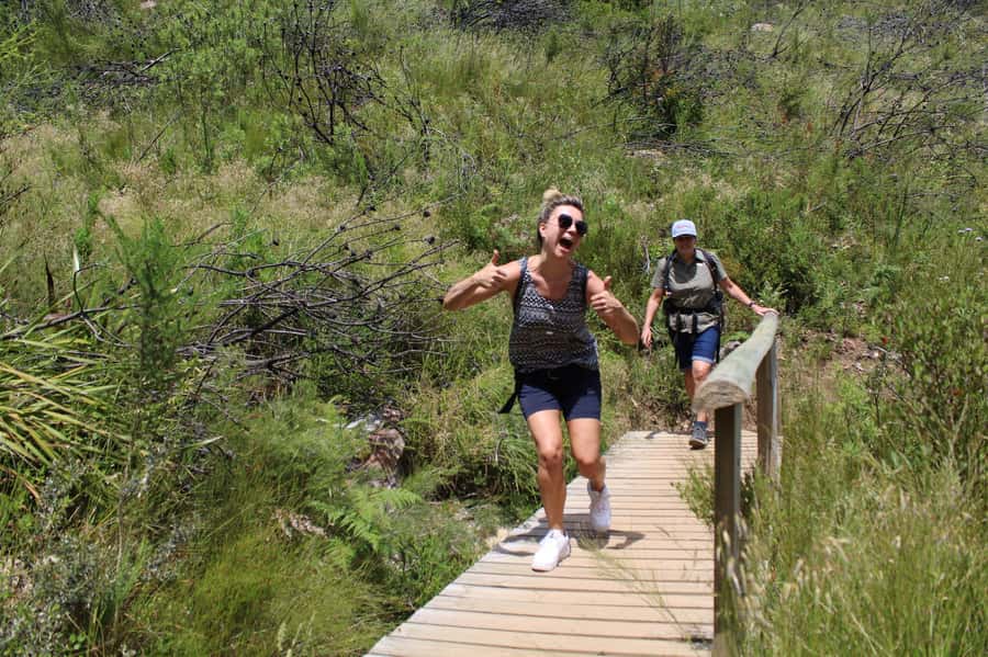 E-Bike & Hike Jonkershoek - The hike to the first waterfall
