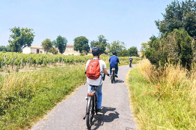 E-bike trip : From Bordeaux to Saint-Emilion with picnic lunch - Crossing the Dordogne at Branne