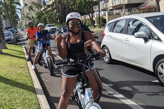 Electric Bike Ride & Manoa Falls Hike Tour - Timing, meeting point, and weather rules