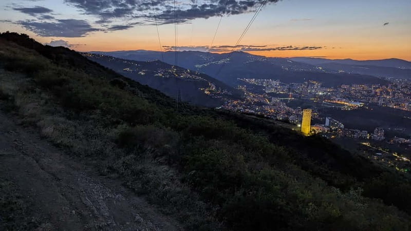 Electric Mountain Biking around Tbilisi - Viewpoints above the city
