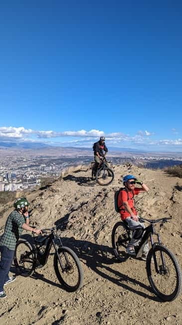 Electric Mountain Biking around Tbilisi - The e-bike makes the climb possible